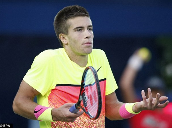 Borna Coric, Elias Ymer Part With Coaches