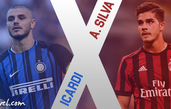 Muitos gols e marketing: dérbi entre Inter e Milan reserva grande duelo de Icardi x André Silva