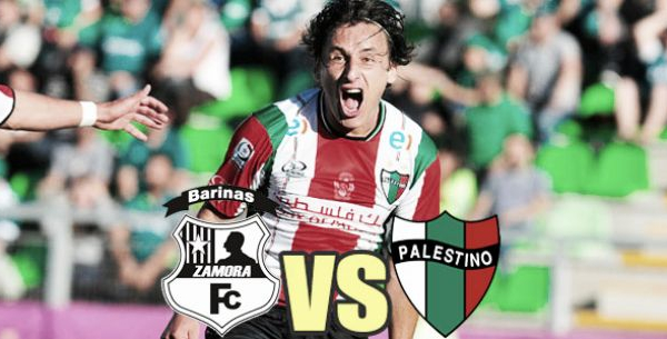 Resultado Zamora - Palestino por la Copa Libertadores 2015  (0-1)
