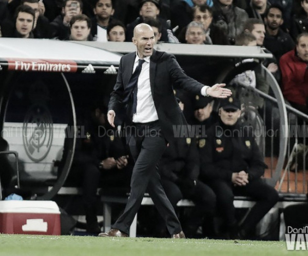 Zidane, en el pódium de entrenadores madridistas con más victorias ligueras