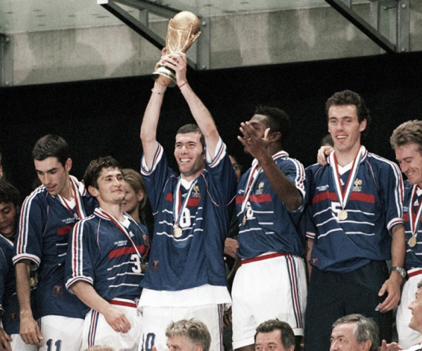 Final de la Copa del Mundo 1998. Francia 3-0 Brasil. Primer campeonato para "Les Bleus"