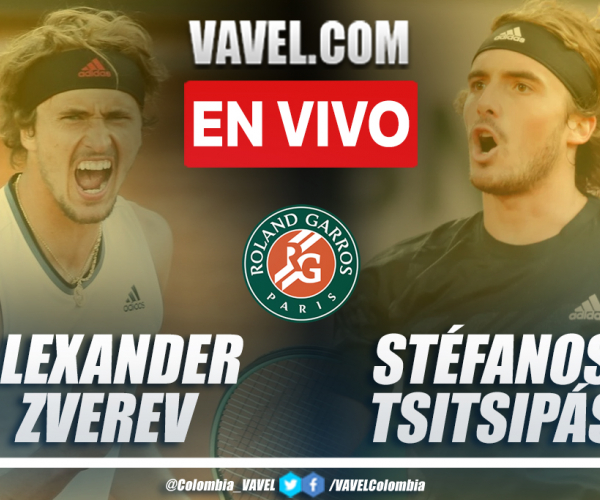 Resumen: Alexander Zverev 2-3 Stéfanos Tsitsipás en semifinal de Roland Garros 2021