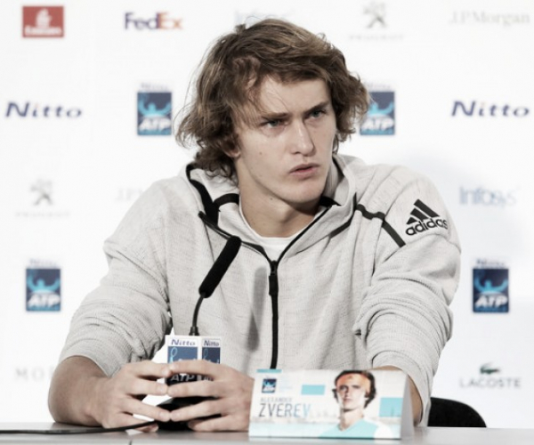 Alexander Zverev: "Nadal y Federer están jugando el mejor tenis de sus vidas"