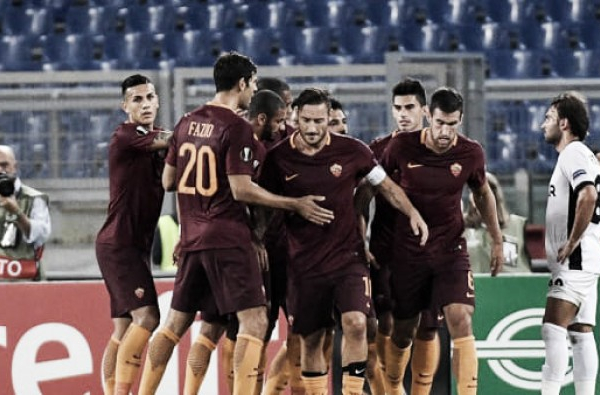 Astra Giurgiu-Roma in Europa League 2016/17 (0-0)
