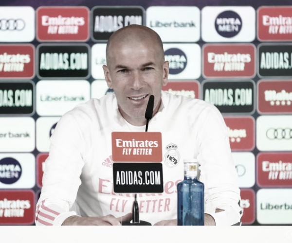 Zidane:
“El derbi siempre es especial y bonito de jugar”