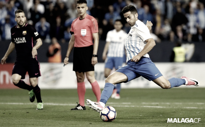 Málaga - Barcelona: puntuaciones del Málaga, jornada 31 de la Liga Santander