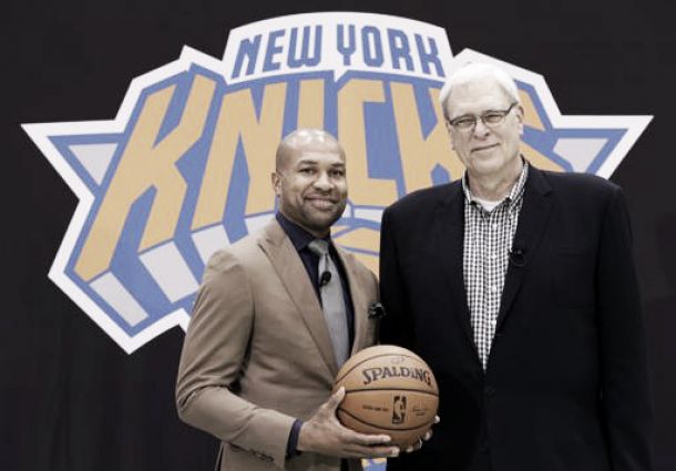 Los Knicks presentan a Derek Fisher como nuevo entrenador