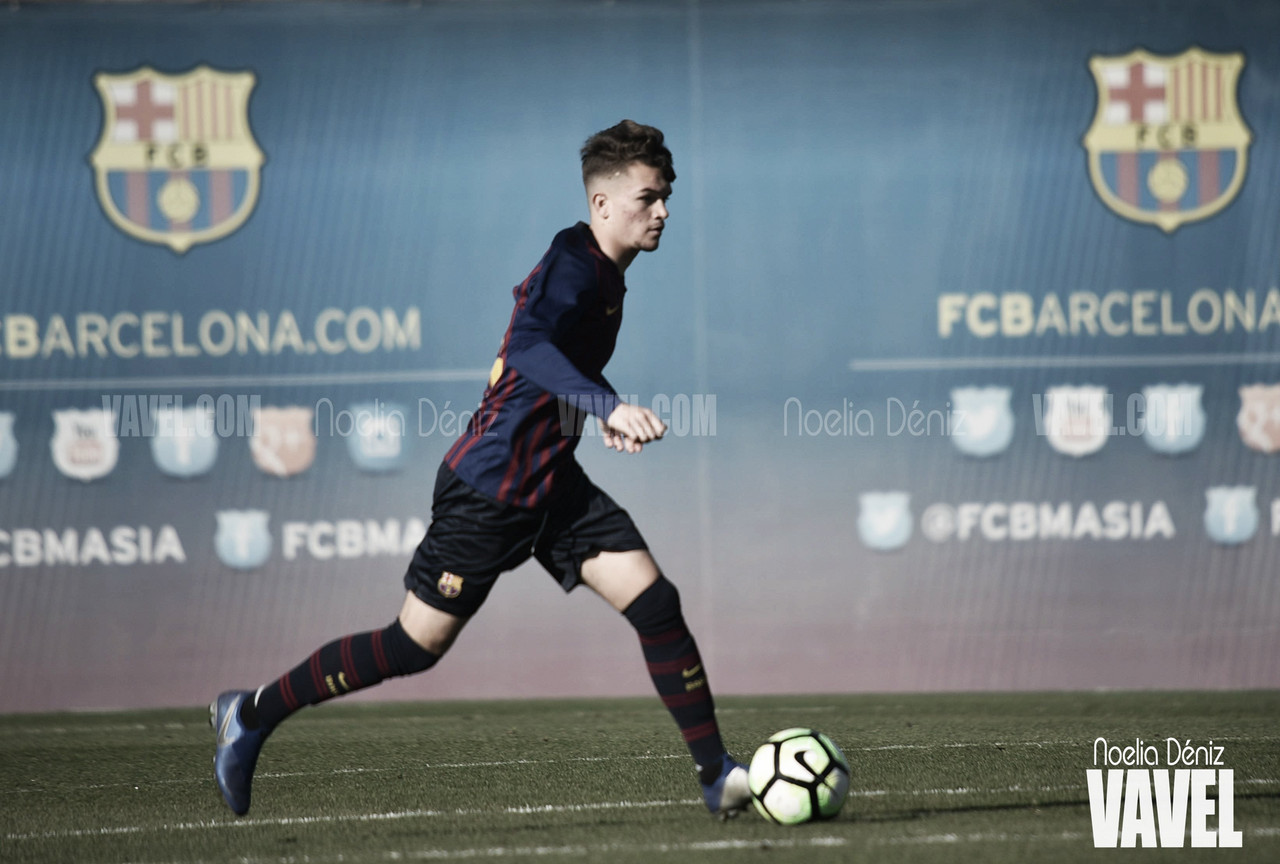 Protagonismo azulgrana en la
victoria de España Sub-17 Protagonismo azulgrana en la
victoria de España Sub-17