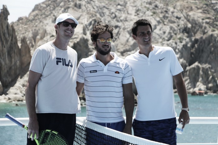 ATP Los Cabos: Feliciano Lopez, Sam Querrey, and Bernard Tomic played tennis on a ship