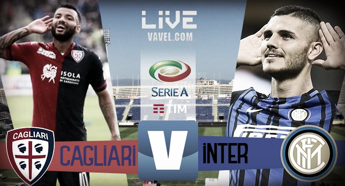 Risultato Cagliari - Inter in diretta, LIVE Serie A 2017/18 - Icardi(2), Brozovic, Pavoletti! (1-3)