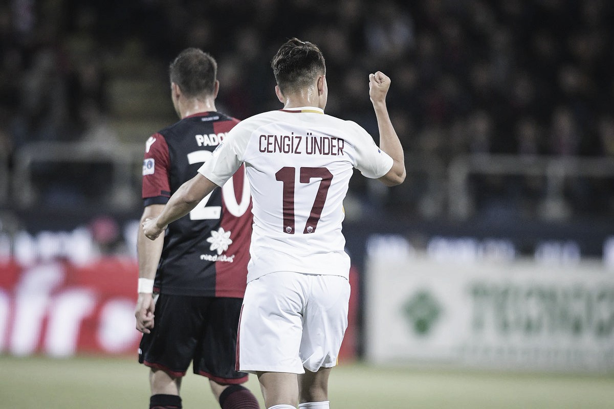 Serie A - Un buon Cagliari non basta: la Roma passa e mette un piede in Champions (0-1)