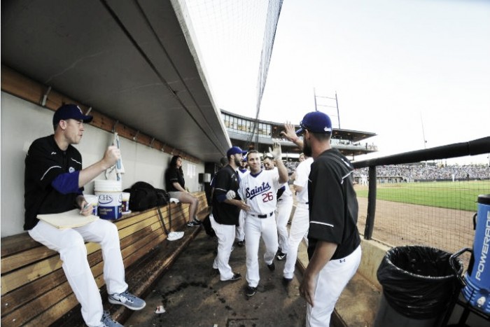Mark Hamburger throws another complete game, leads St. Paul Saints to 16-0 victory