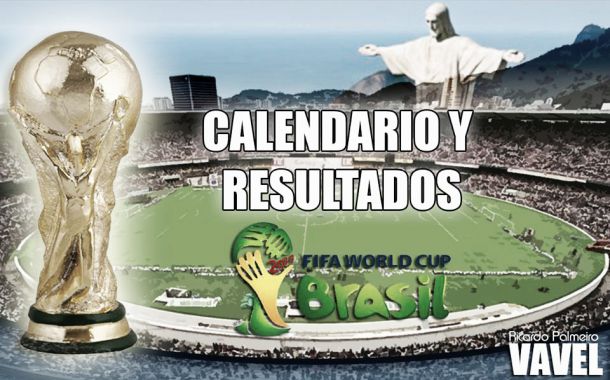Calendario y resultados del Mundial de Brasil 2014