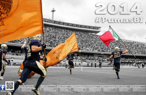 Se da a conocer el Calendario 2014 para los Pumas CU en ONEFA