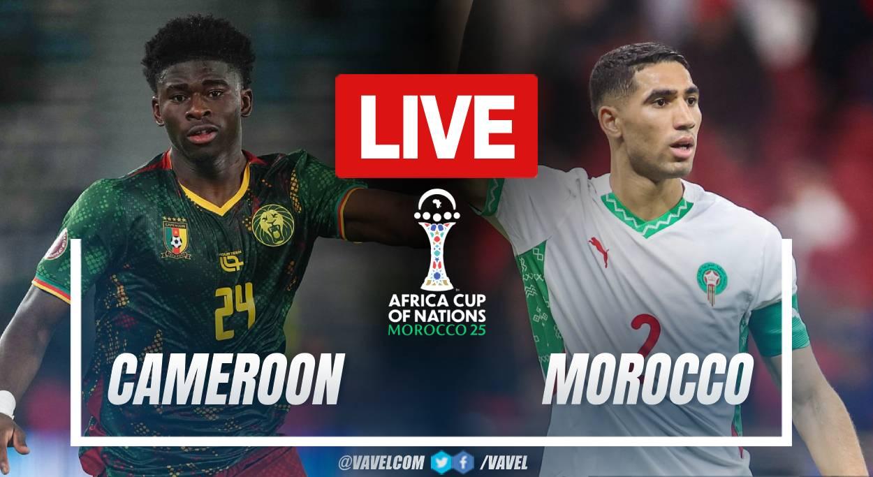 Cameroon vs Morocco LIVE Score Updates in Africa Cup of Nations Match