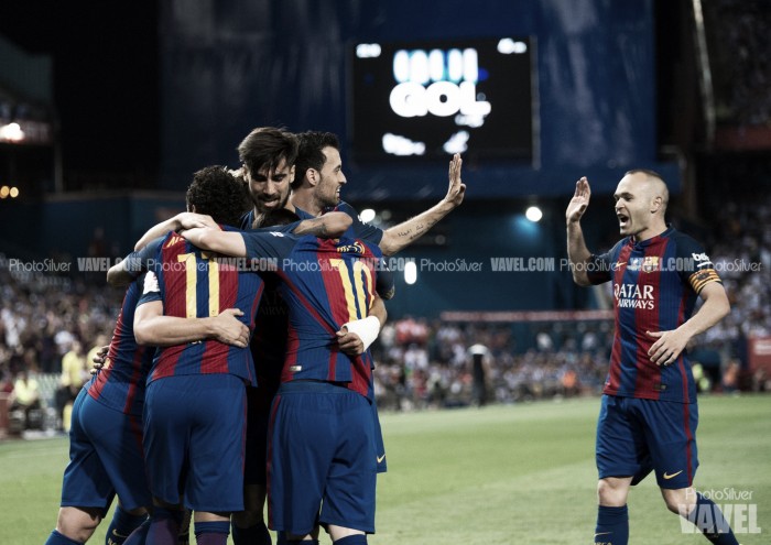 Messi manda en la tercera Copa consecutiva del Barça