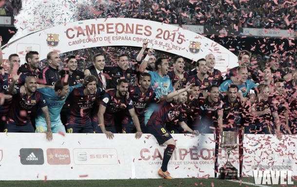 Fotos e imágenes del Athletic Club 1-3 FC Barcelona, final de la Copa del Rey