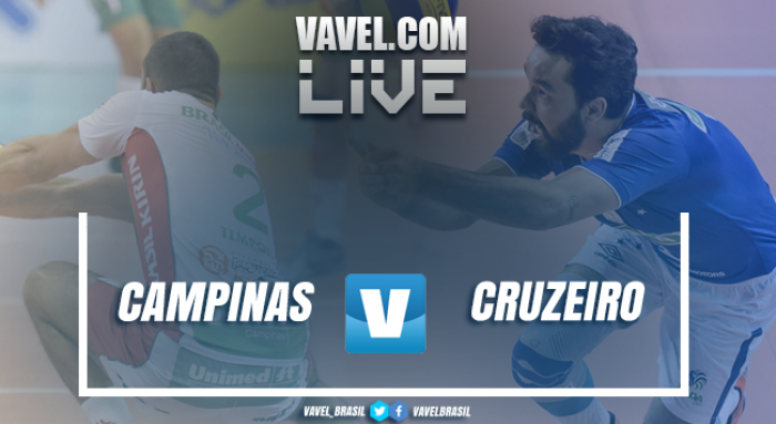 Resultado Campinas 1x3 Cruzeiro na Superliga masculina de vôlei 2016/17