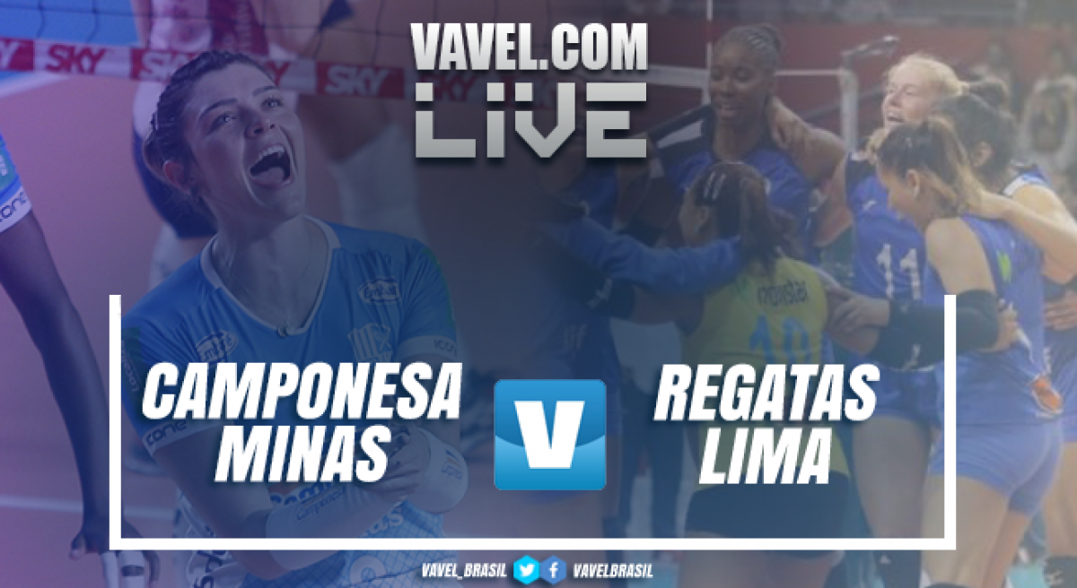 Jogo Camponesa/Minas x Regatas Lima (PER) pelo Sul-Americano de Vôlei (3-0)