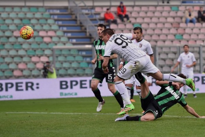 Palermo y Sassuolo se dejan dos puntos en un intenso partido
