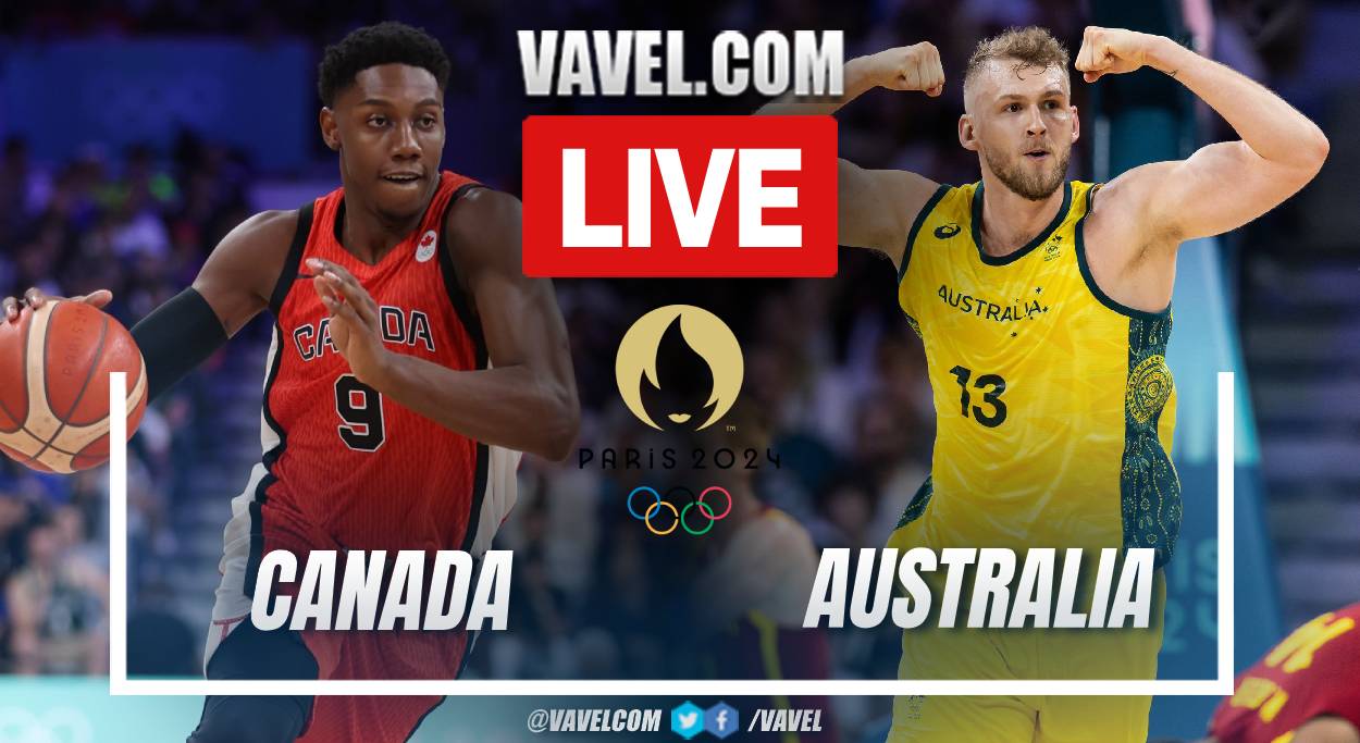 Summary, Canada 93-83 Australia in Basketball in Olympic Games 2024 | July 30, 2024