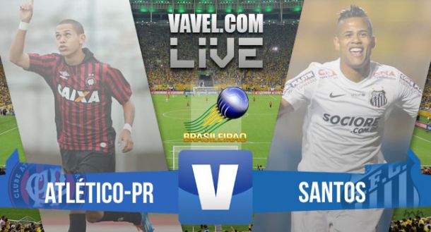 Resultado Atlético-PR x Santos no Brasileirão Série A 2015 (0-0)