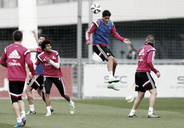 Varane y Bale, novedades del entrenamiento del jueves