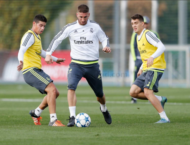 Bale, Benzema y Carvajal, novedades en el entrenamiento