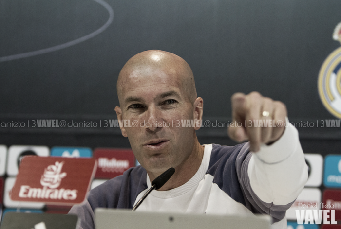 Zidane: "Nos quedan tres finales para ganar la Liga"
