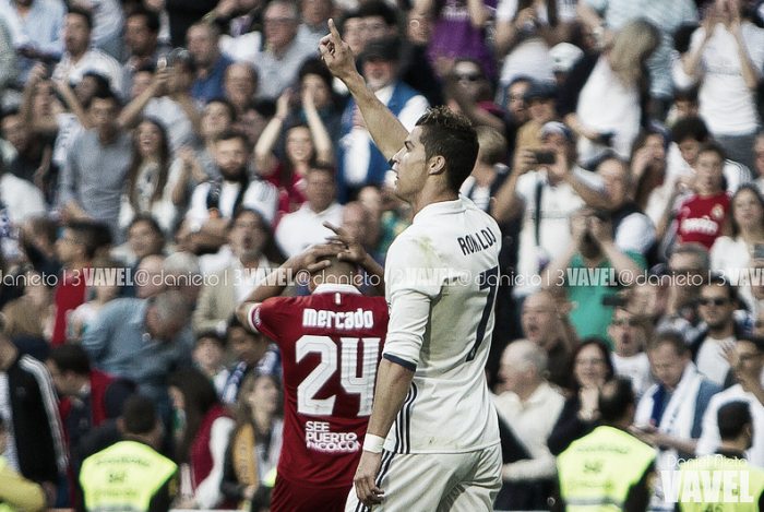 Cristiano cierra el Bernabéu con un doblete ante su víctima favorita