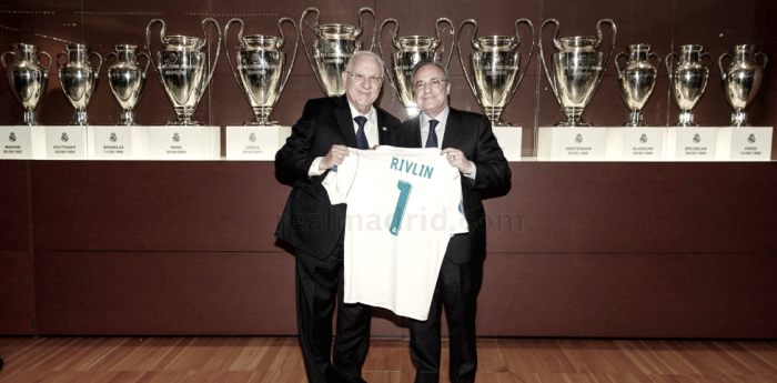 El presidente de Israel es madridista El presidente de Israel es madridista