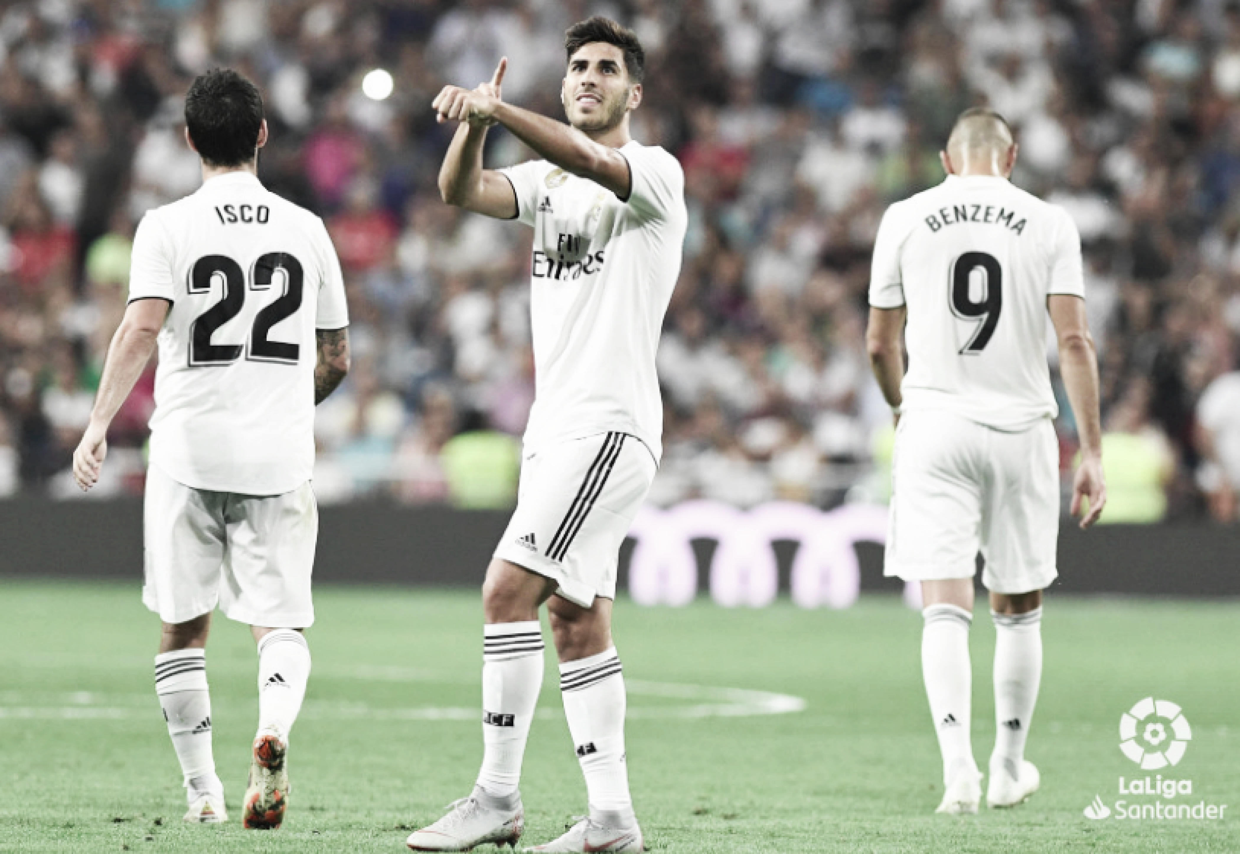 Asensio le da la victoria al Madrid con suspense arbitral