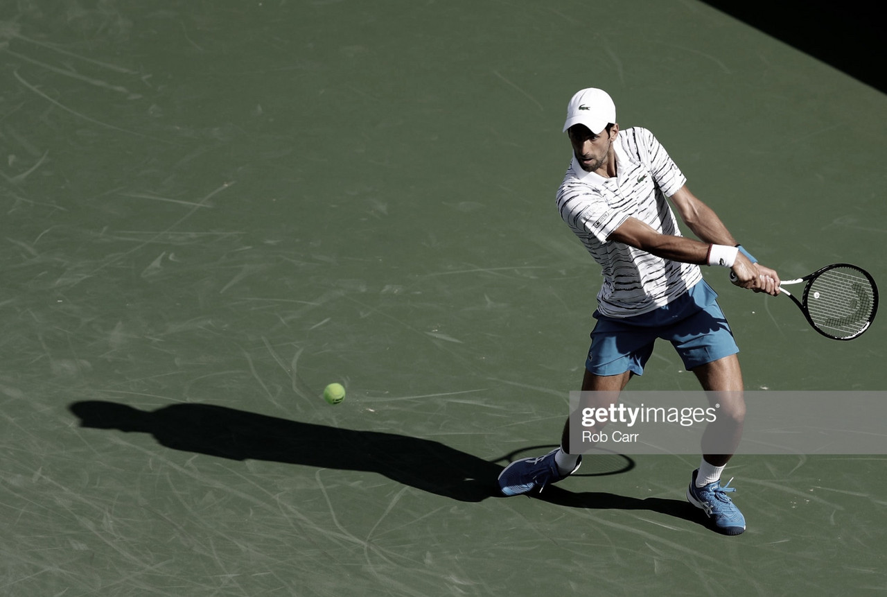 Djokovic regresa sólido Djokovic regresa sólido