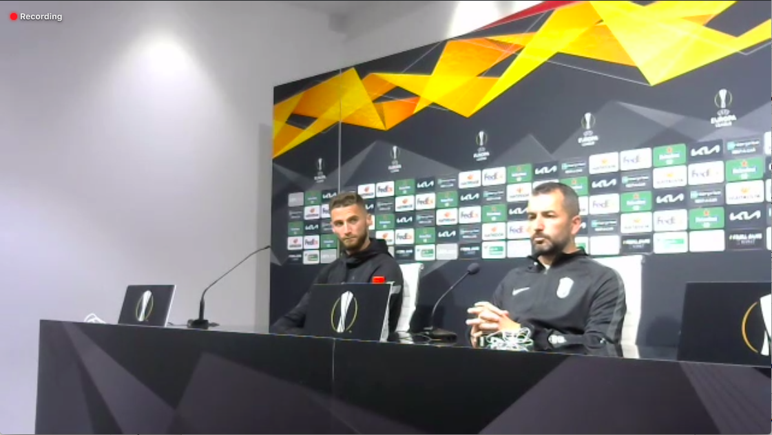 Diego Martínez y Duarte confían en las posibilidades del Granada CF ante el Manchester Diego Martínez y Duarte confían en las posibilidades del Granada CF ante el Manchester