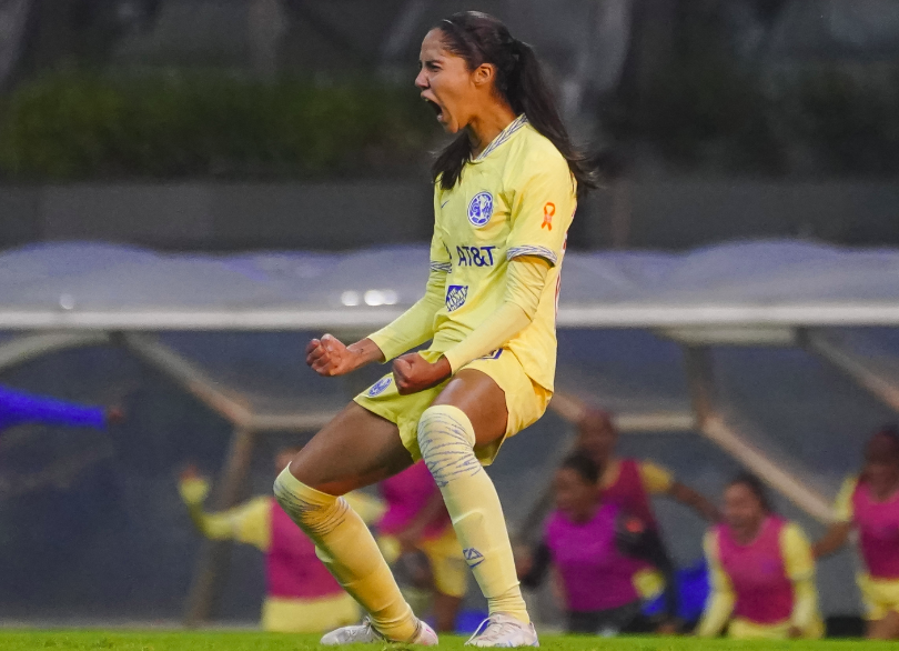 América Femenil saca la mínima ventaja del Estadio Azteca