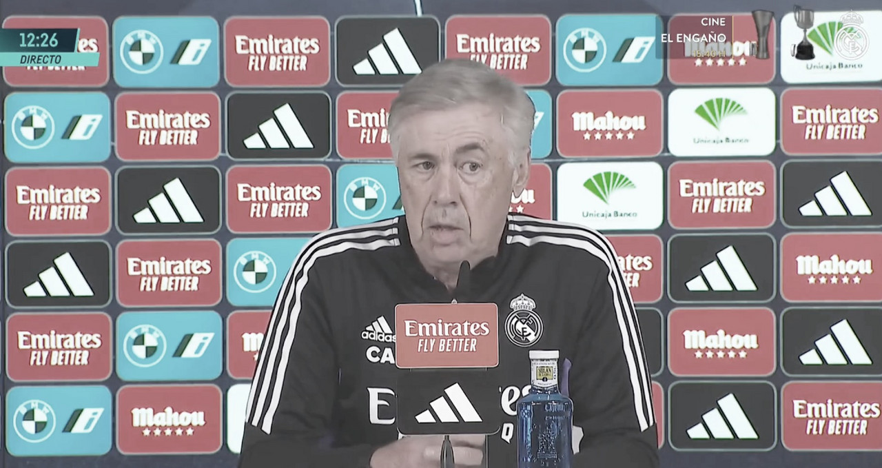Ancelotti: "Ojalá se pueda ganar mañana, nos viene bien la victoria contra el Rayo"