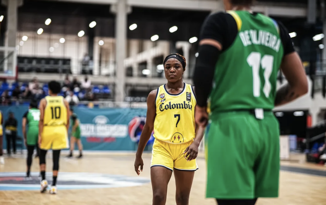 Derrota de Colombia frente a Brasil en el Suramericano de Baloncesto