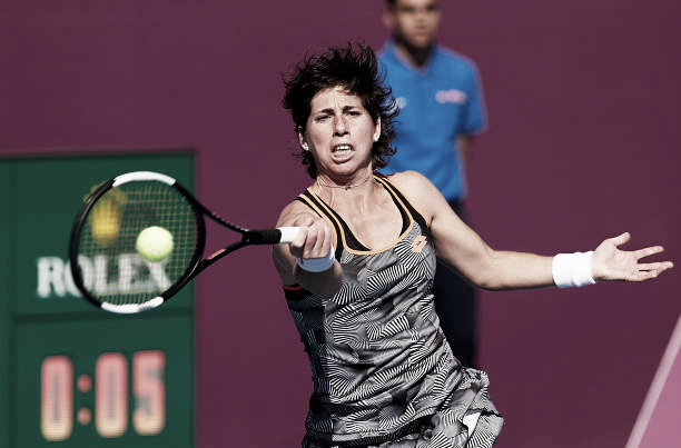 Carla Suárez arranca con buen pie en Dubai Carla Suárez arranca con buen pie en Dubai