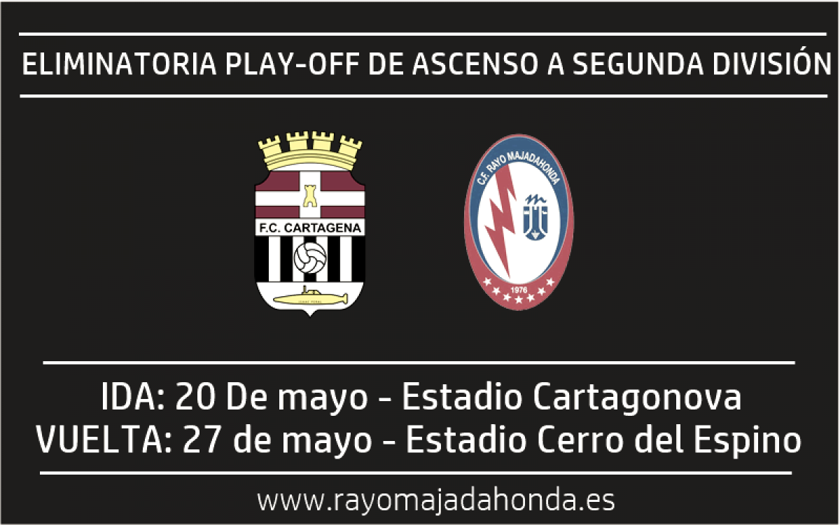 Cartagena y Rayo Majadahonda se enfrentarán por una plaza en Segunda