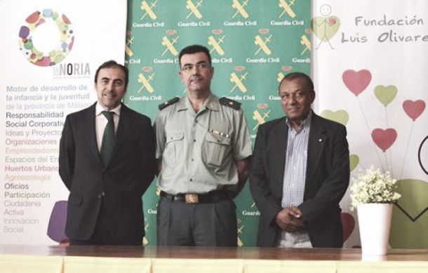 La Carrera Solidaria de la Guardia Civil fue presentada con la Fundación Málaga CF