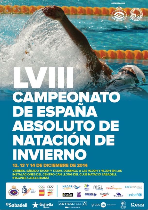 Sabadell acoge el Campeonato de España de Invierno en piscina corta