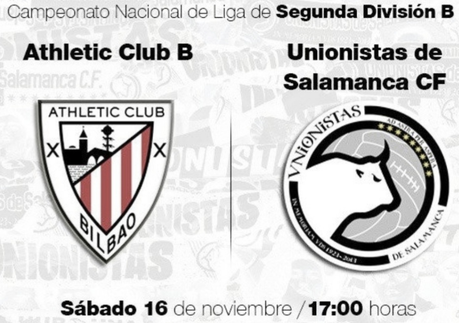 Previa: Bilbao Athletic – Unionistas de Salamanca:
Unionistas visita al líder en busca de tres puntos importantes