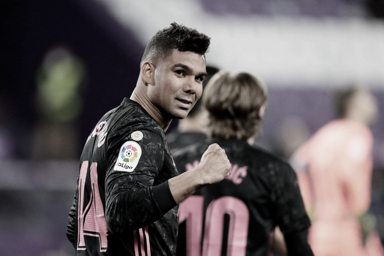 Casemiro se convierte en el segundo realizador del Real Madrid Casemiro se convierte en el segundo realizador del Real Madrid