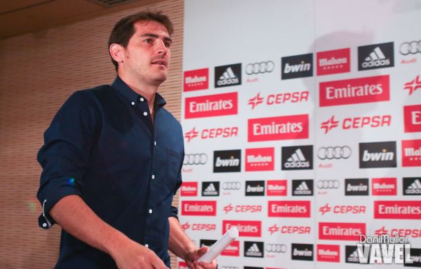 Segunda rueda de prensa de Iker Casillas y Florentino Pérez de despedida del Real Madrid