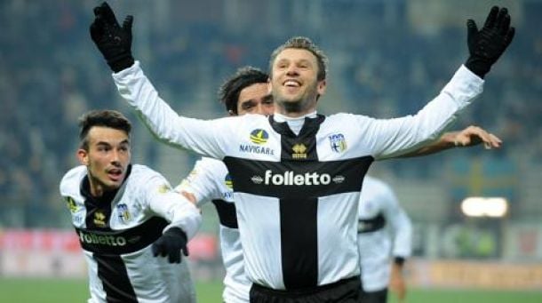 Pareggio sulla via Emilia, gol n.100 di Cassano