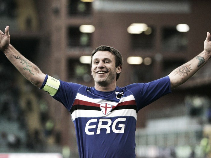 Cassano plans to stay in Sampdoria, even if club offer to terminate his contract