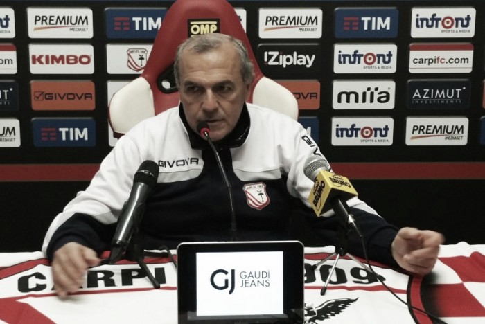 Castori: "Il Chievo è la rivelazione del campionato, ma noi abbiamo bisogno di punti"