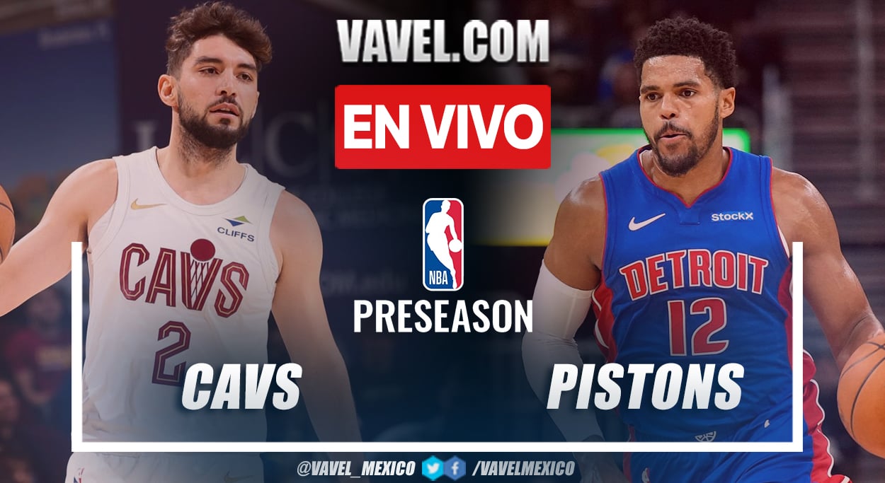 Cavaliers vs Pistons EN VIVO hoy (75-81) | 16 Octubre 2024