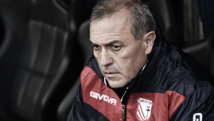 Il Carpi attende l'Udinese, Castori: "Domani affronteremo un avversario in grande condizione "