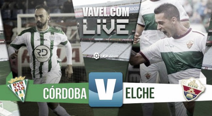 Resultado Córdoba CF - Elche en la Liga Adelante (3-1)